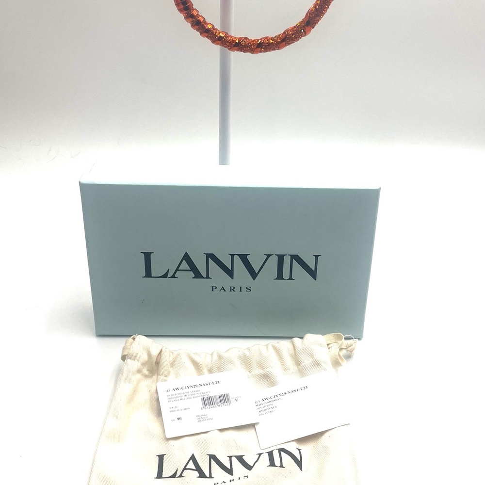 Lanvin Orange rhinestone choker - Picture 5 of 8